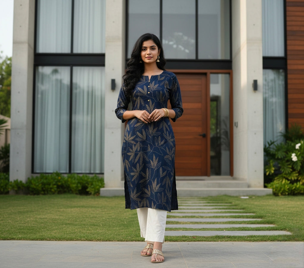 Royal glow straight kurta