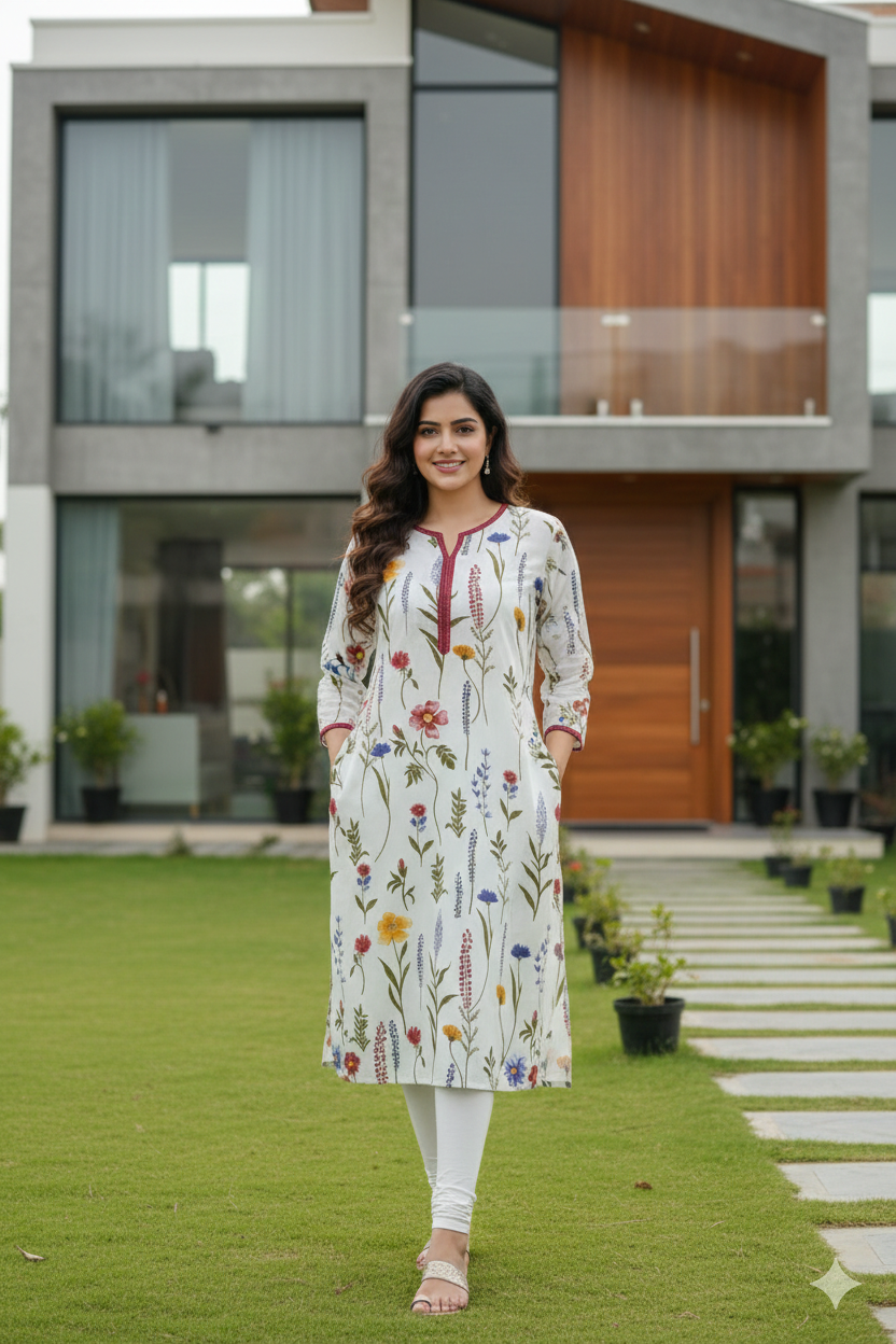 Ivory garden grace kurta