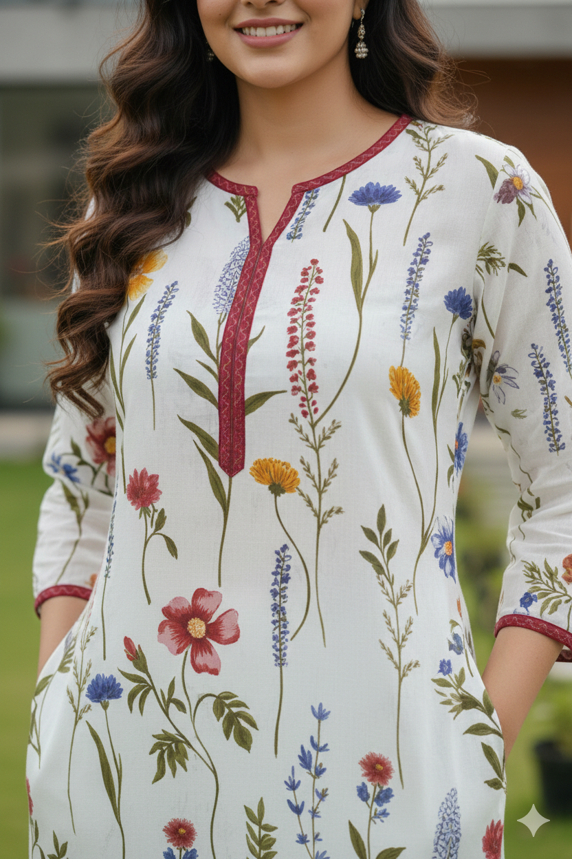 Ivory garden grace kurta