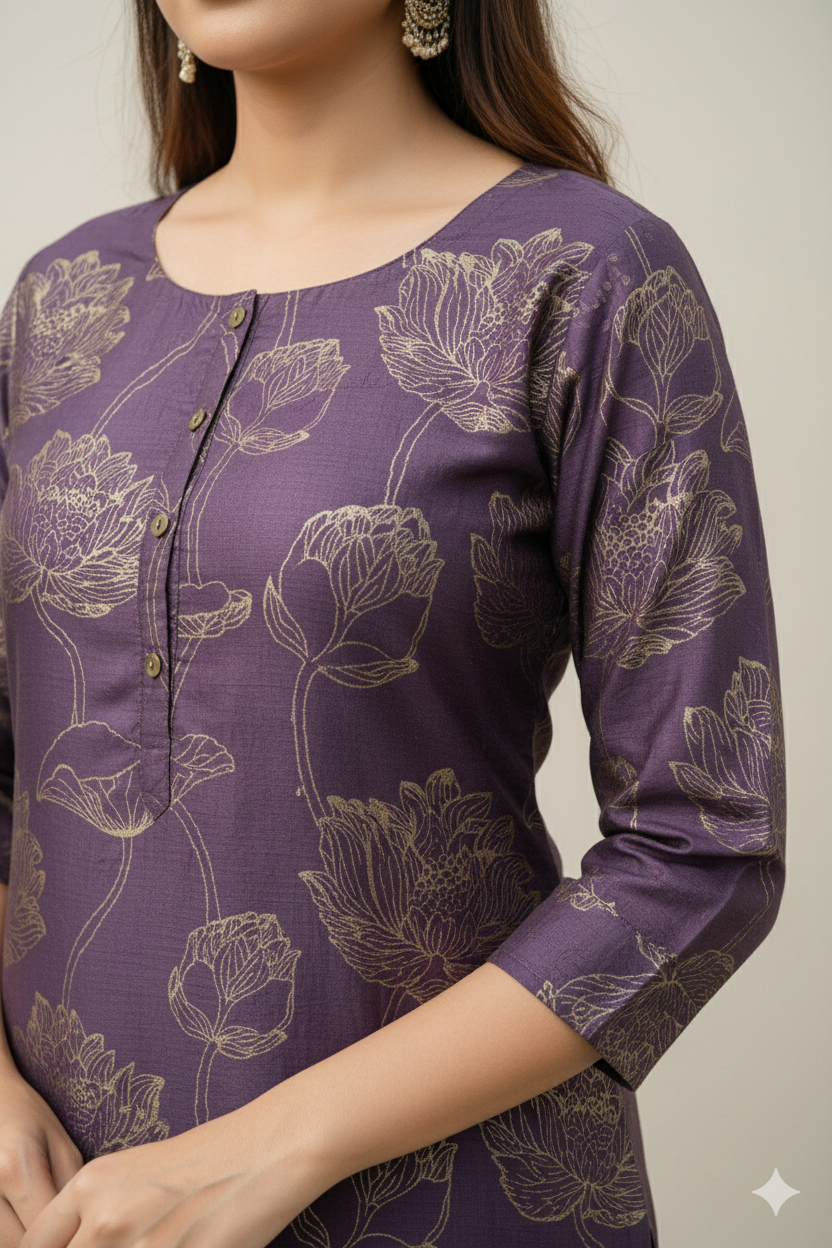 Royal bloom straight kurta