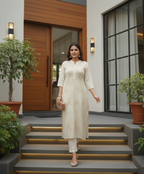 Ivory Grace Kurta Set