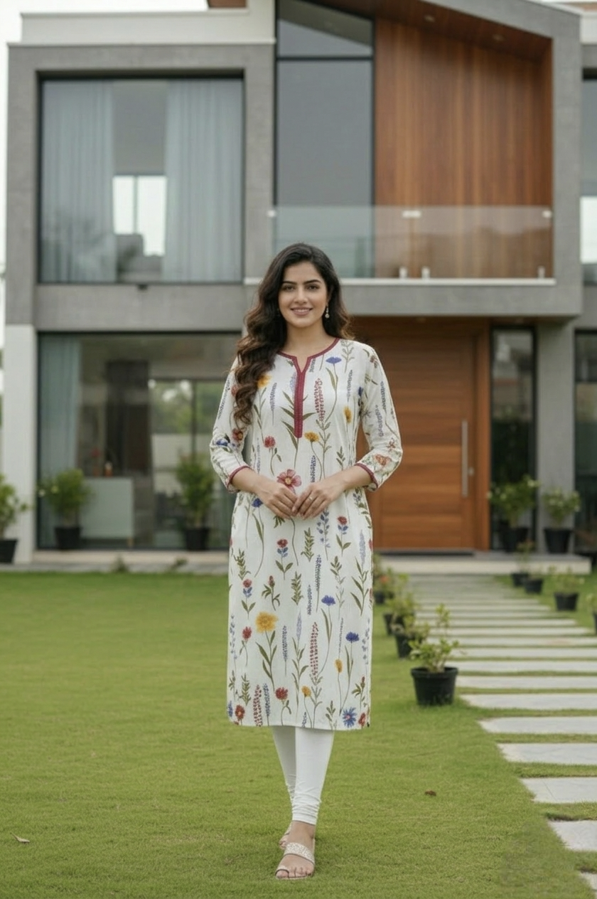 Ivory garden grace kurta