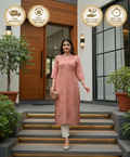 Peach Blossom Kurta