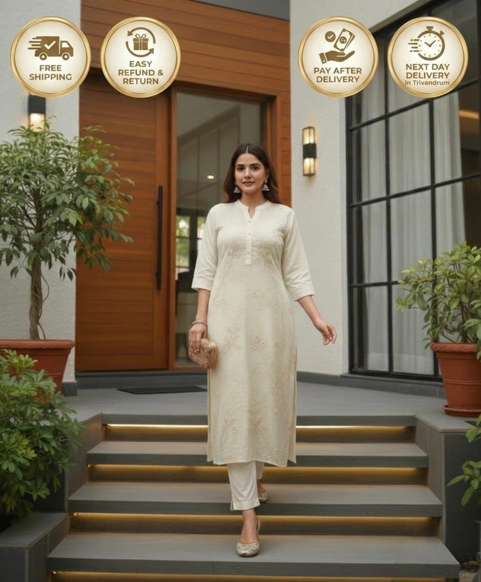 Ivory Grace Kurta Set