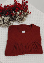 Rust Elegance Kurti
